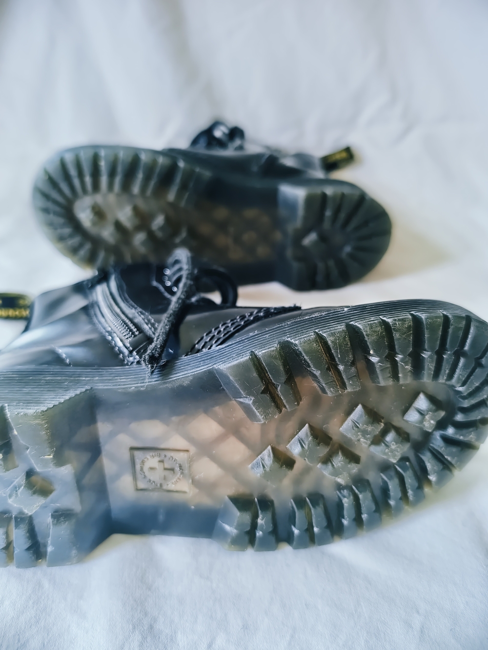 Dr Martin Black Lace-Up Combat Boots - Kids Size 13 - Picture 5 of 9